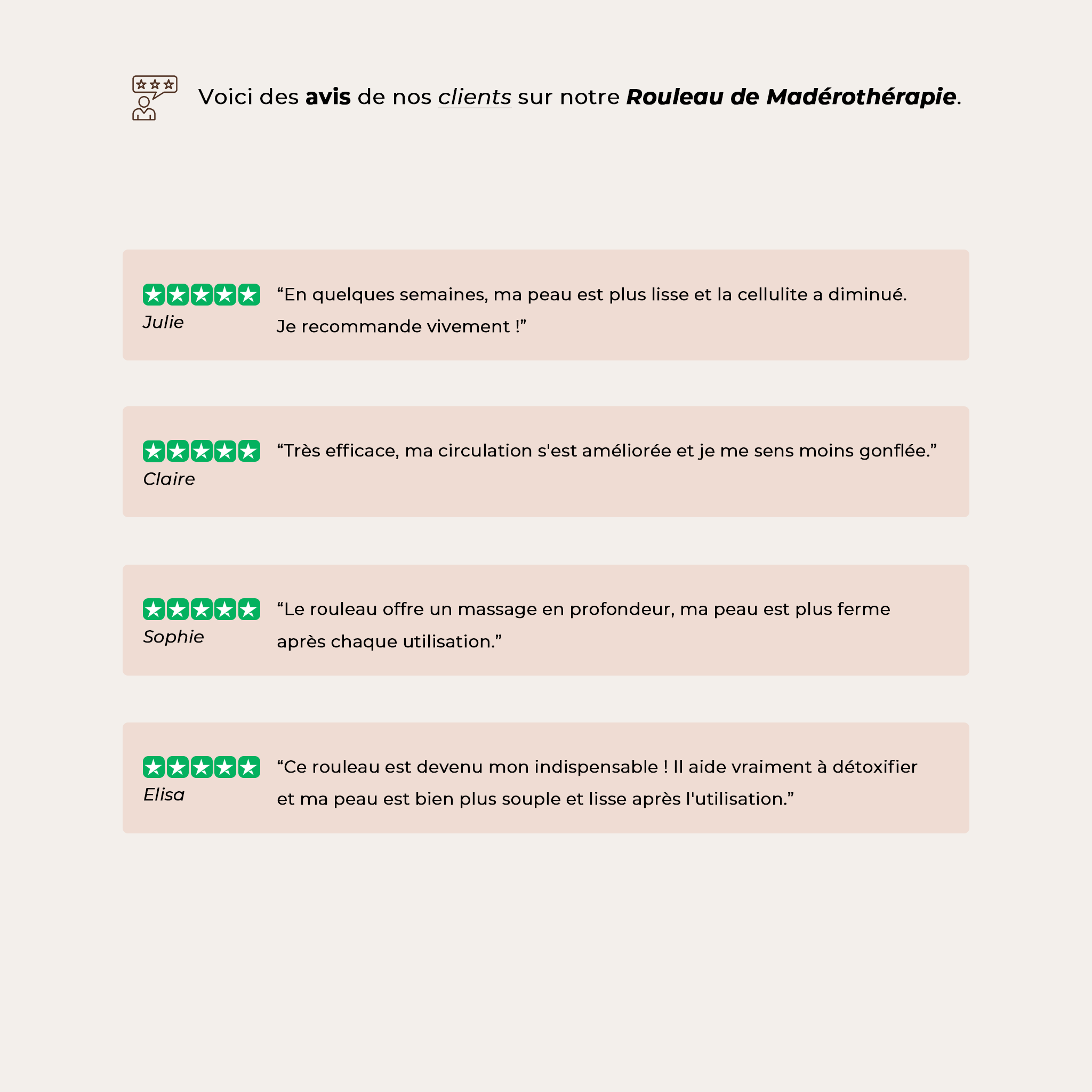 Rouleau Madérothérapie