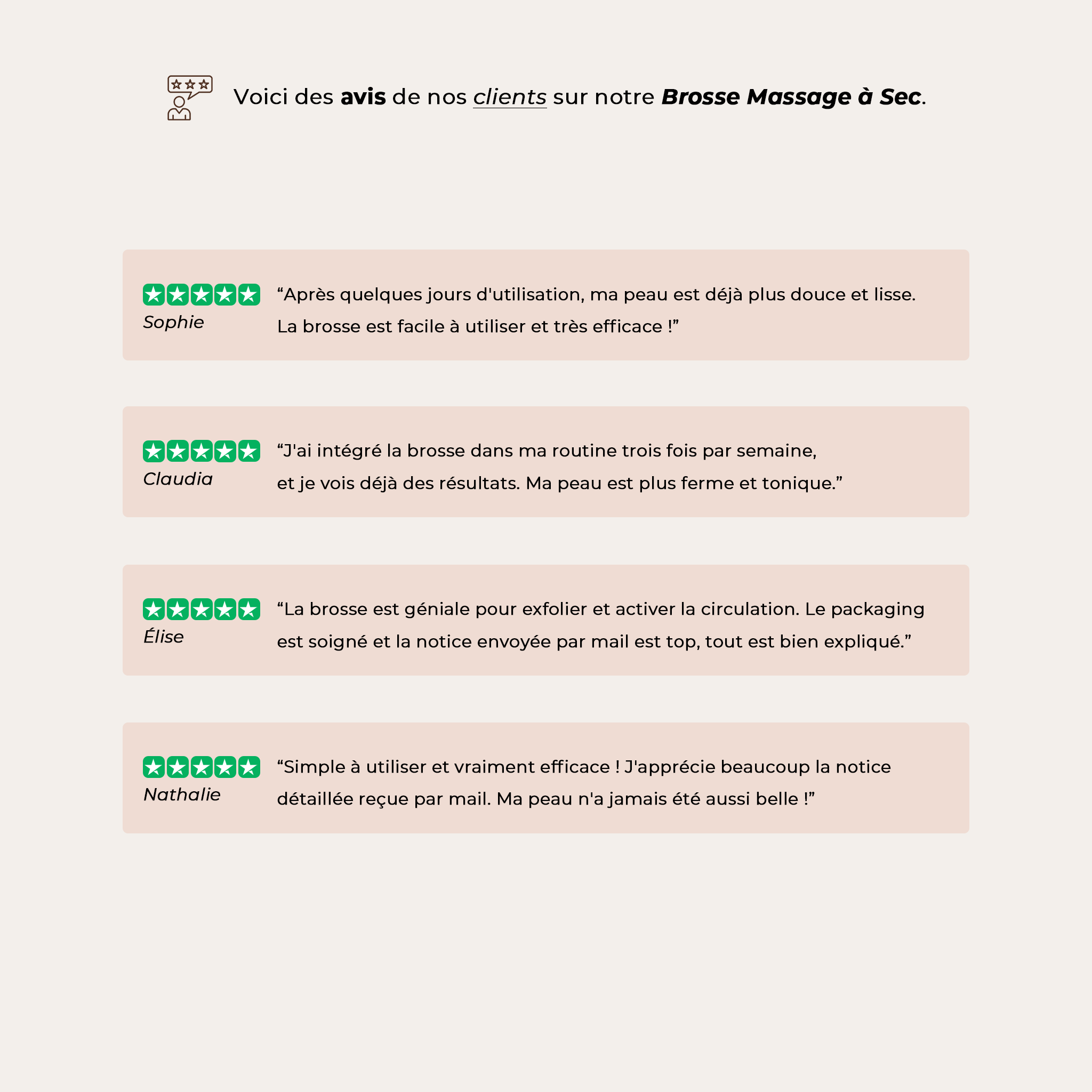 Brosse Massage à Sec